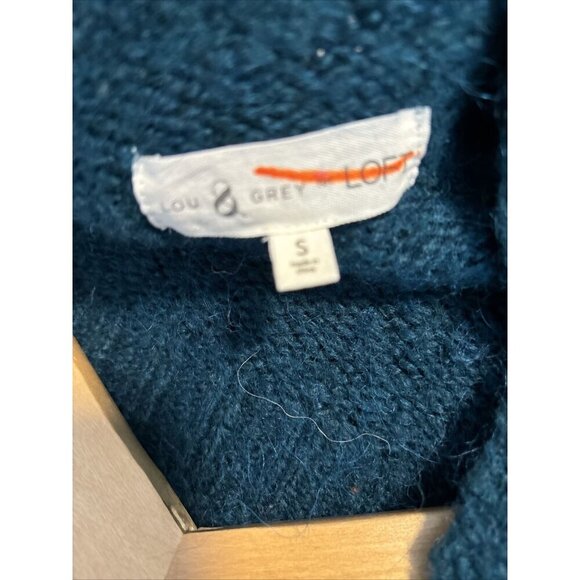 Lou & Grey LOFT Womens S Pullover Sweater Stripe Alpaca Wool Acrylic Blend - Picture 3 of 3